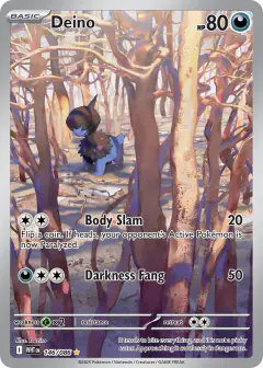 Deino 146/086 Illustration Rare card from White Flare