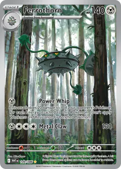 Ferrothorn 149/086 Illustration Rare card from White Flare