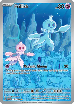 Frillish 126/086 Illustration Rare card from White Flare