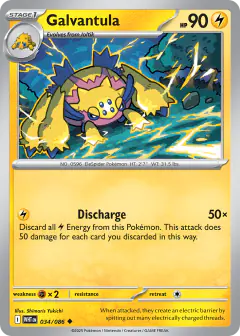 Galvantula 034/086 Uncommon card from White Flare