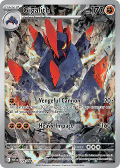 Gigalith 129/086 Illustration Rare card from White Flare