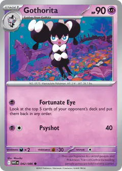 Gothorita 042/086 Common card from White Flare