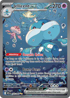 Jellicent ex 168/086 Special Illustration Rare card from White Flare