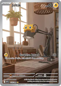 Joltik 116/086 Illustration Rare card from White Flare