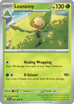 Leavanny 003/086 Uncommon card from White Flare