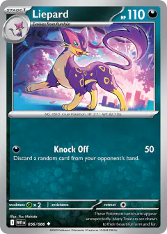 Liepard 056/086 Uncommon card from White Flare