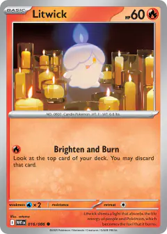 Litwick 016/086 Common card from White Flare