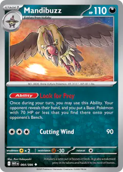 Mandibuzz 064/086 Uncommon card from White Flare