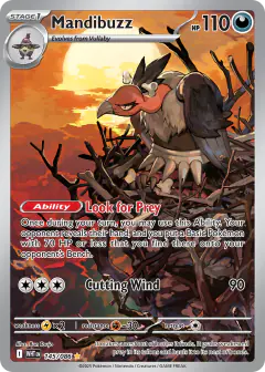 Mandibuzz 145/086 Illustration Rare card from White Flare