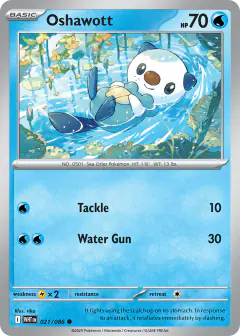 Oshawott 021/086 Common card from White Flare