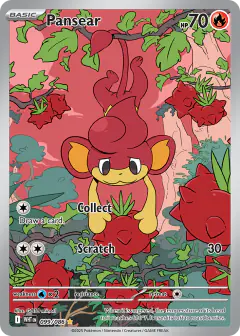 Pansear 099/086 Illustration Rare card from White Flare