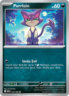 Purrloin 055/086 Common card from White Flare