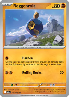 Roggenrola 046/086 Common card from White Flare