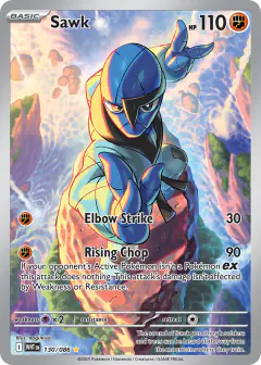 Sawk 130/086 Illustration Rare card from White Flare