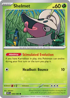 Shelmet 008/086 Common card from White Flare