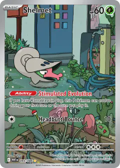 Shelmet 093/086 Illustration Rare card from White Flare