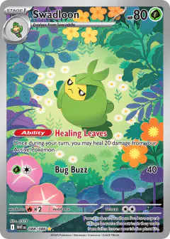 Swadloon 088/086 Illustration Rare card from White Flare