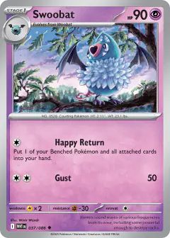 Swoobat 037/086 Uncommon card from White Flare