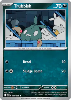 Trubbish 059/086 Common card from White Flare