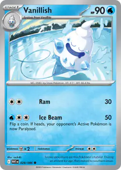 Vanillish 028/086 Common card from White Flare
