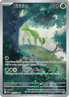 Virizion 095/086 Illustration Rare card from White Flare