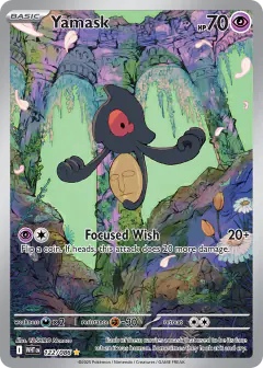 Yamask 122/086 Illustration Rare card from White Flare