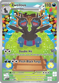 Zweilous 147/086 Illustration Rare card from White Flare