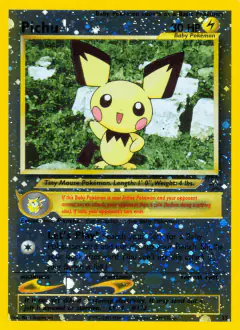 Pichu 35 Promo card from Wizards Black Star Promos