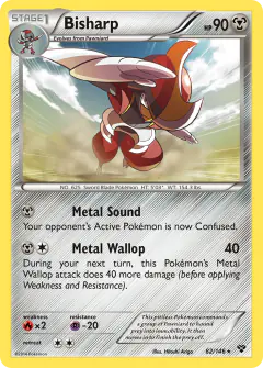 Bisharp 82/146 Rare card from XY Base