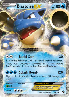 Blastoise-EX 29/146 Rare Holo EX card from XY Base