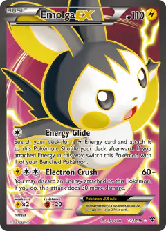 Emolga-EX 143/146 Rare Ultra card from XY Base