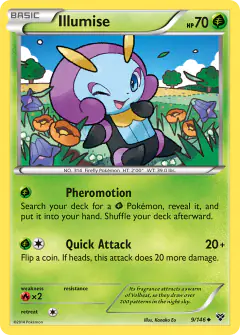 Illumise 9/146 Uncommon card from XY Base