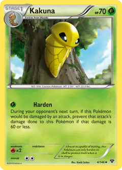 Kakuna 4/146 Uncommon card from XY Base