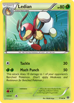 Ledian 7/146 Uncommon card from XY Base