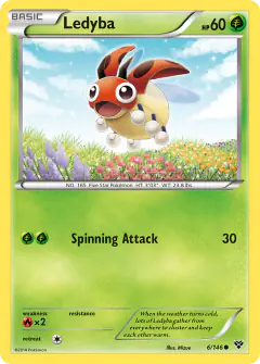 Ledyba 6/146 Common card from XY Base
