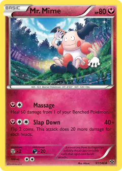 Mr. Mime 91/146 Uncommon card from XY Base