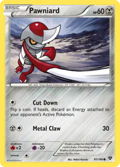 Pawniard 81/146 Common card from XY Base