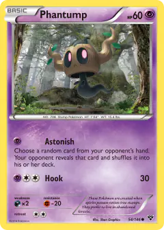 Phantump 54/146 Common card from XY Base