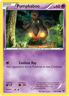 Pumpkaboo 56/146 Common card from XY Base