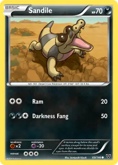 Sandile 69/146 Common card from XY Base