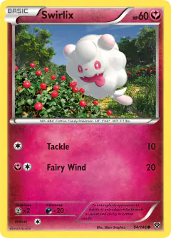 Swirlix 94/146 Common card from XY Base