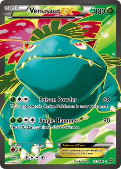 Venusaur-EX 141/146 Rare Ultra card from XY Base