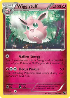 Wigglytuff 89/146 Rare card from XY Base