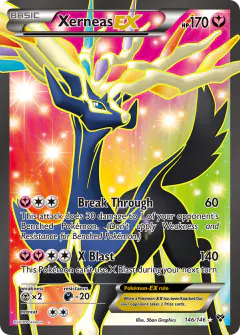 Xerneas-EX 146/146 Rare Ultra card from XY Base