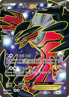 Yveltal-EX 144/146 Rare Ultra card from XY Base