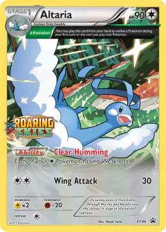 Altaria XY46 Promo card from XY Black Star Promos