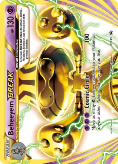 Beheeyem BREAK XY135 Promo card from XY Black Star Promos