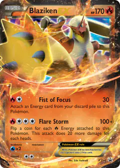 Blaziken-EX XY54 Promo card from XY Black Star Promos