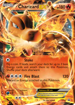 Charizard-EX XY29 Promo card from XY Black Star Promos