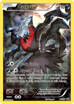 Darkrai XY114 Promo card from XY Black Star Promos